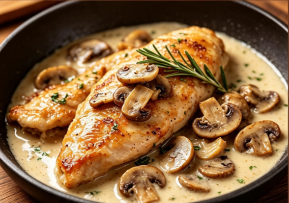 Garlic Mushroom Chicken